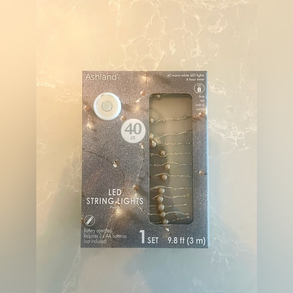 NWOT Michael’s Ashland LED Rose Gold Warm White String Lights - Picture 2 of 16